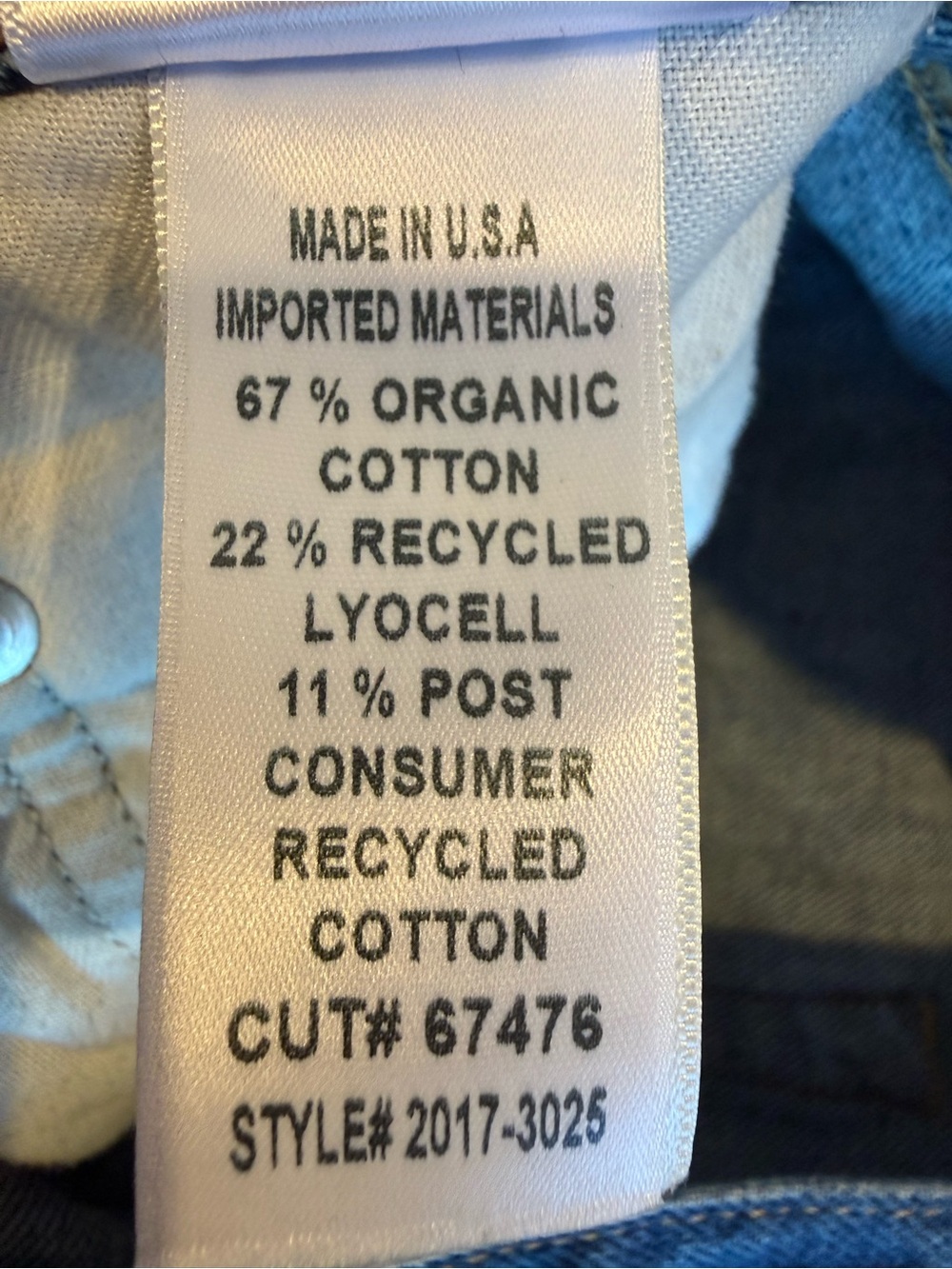 Citizen of Humility Gaucho Blue Denim Jeans Size: 29 Made in U.S - Picture 6 of 7